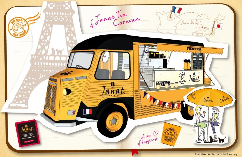 Tea for Two Caravan at Bonjour France 2016