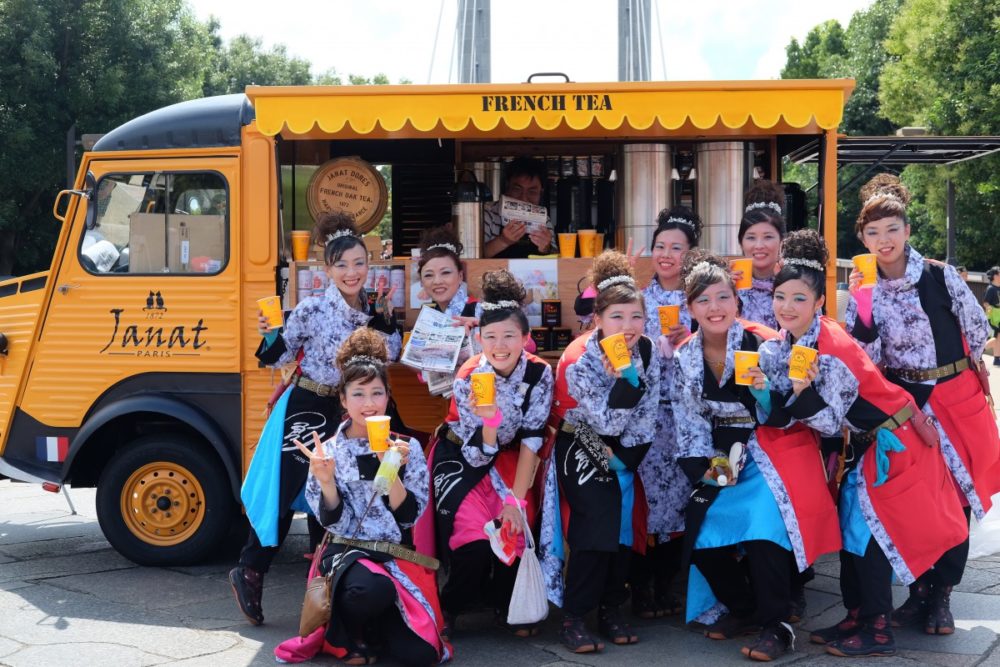 Tea for Two’ Caravan at the Yosakoi Oedo Soran Festival